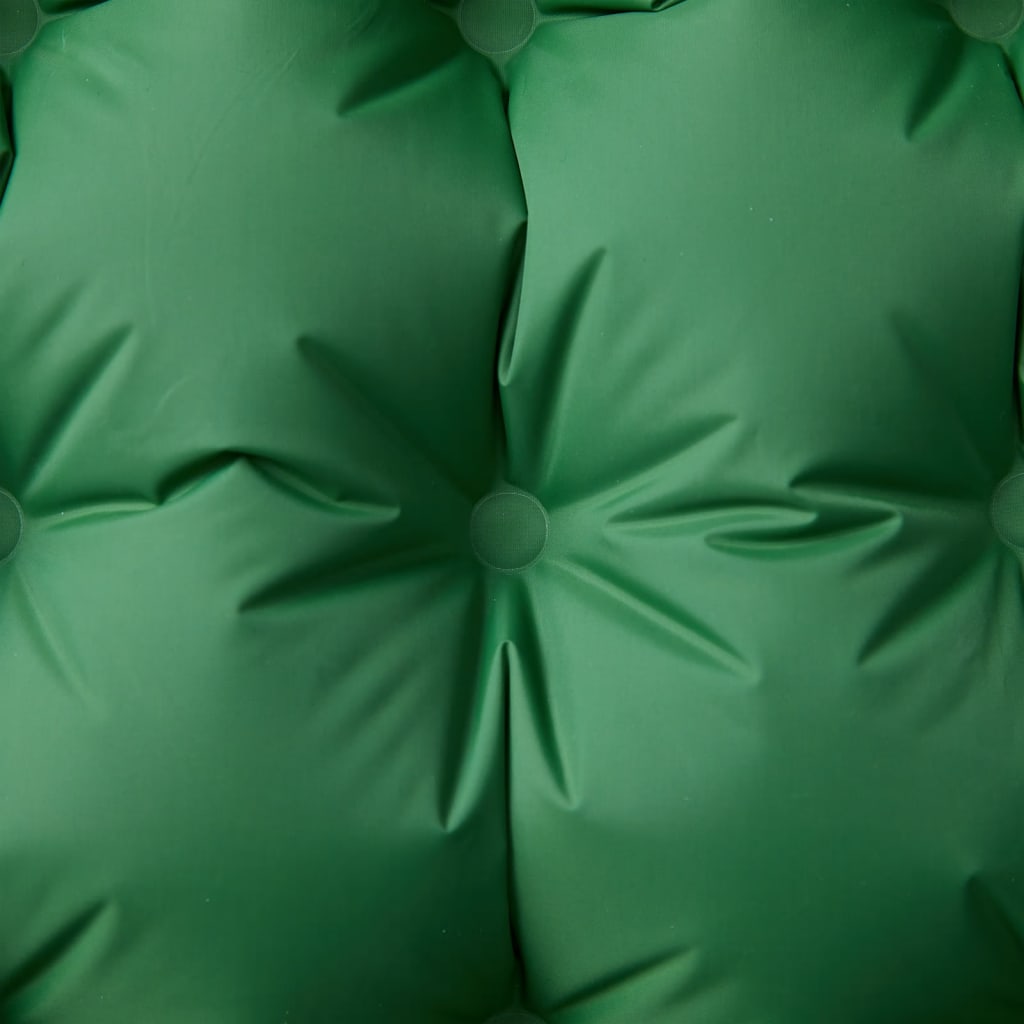 Isomatte mit Integriertem Kissen Selbstaufblasend Grün