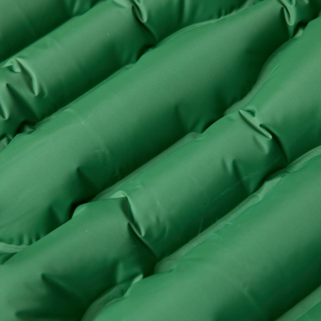 Isomatte mit Integriertem Kissen Selbstaufblasend Grün