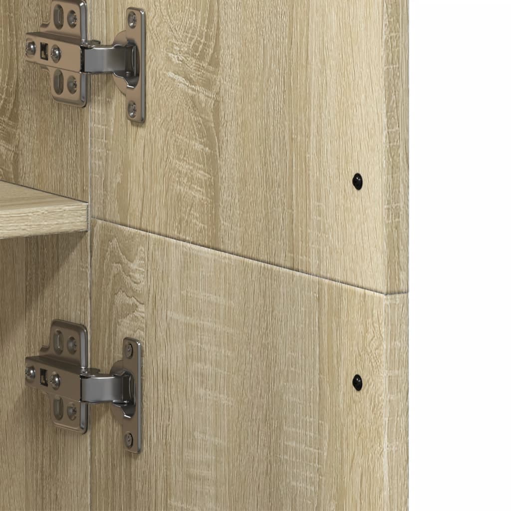 Highboard Sonoma-Eiche 70x35x180 cm Holzwerkstoff