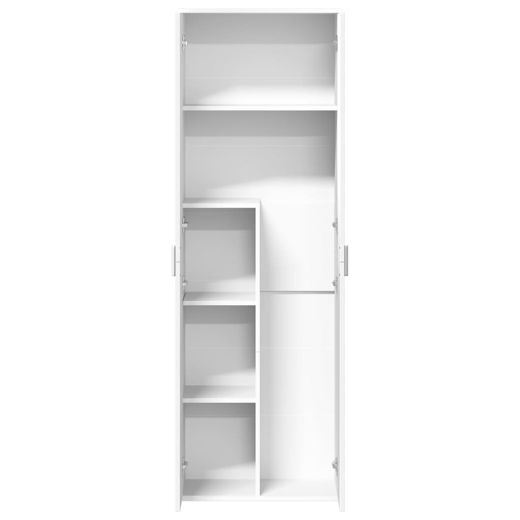 Highboard Weiß 60x35x180 cm Holzwerkstoff
