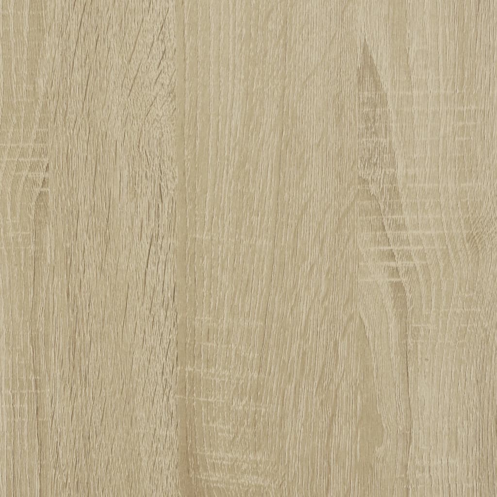Bettgestell Sonoma-Eiche 180x200 cm Holzwerkstoff und Metall
