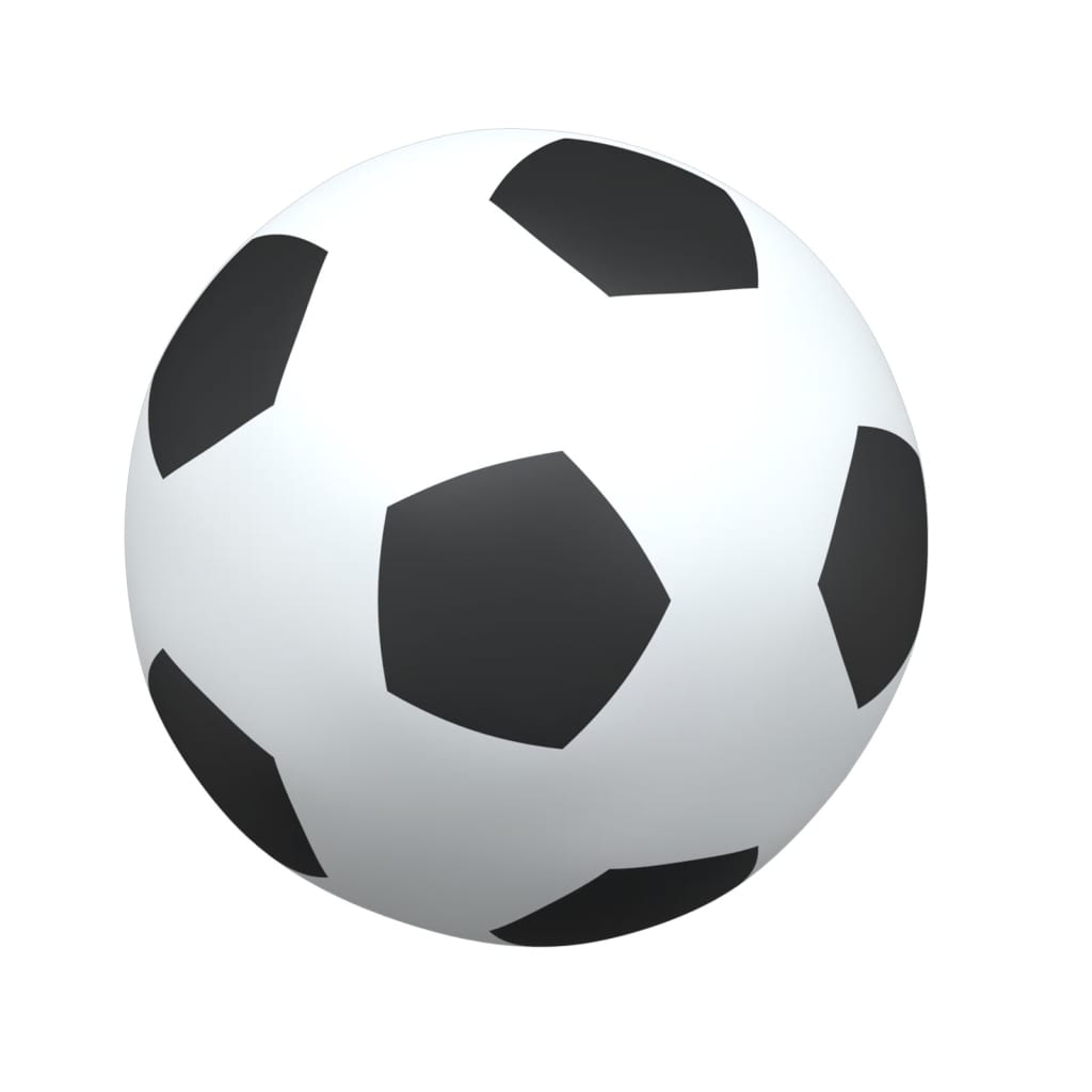 Fußballtore für Kinder 2 Stk. mit Ball Weiß 64x35x48 cm Metall