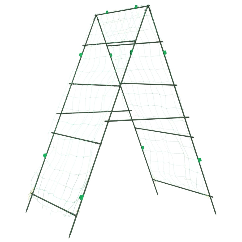Pflanzennetz A-Rahmen 99x90x175,5 cm Stahl
