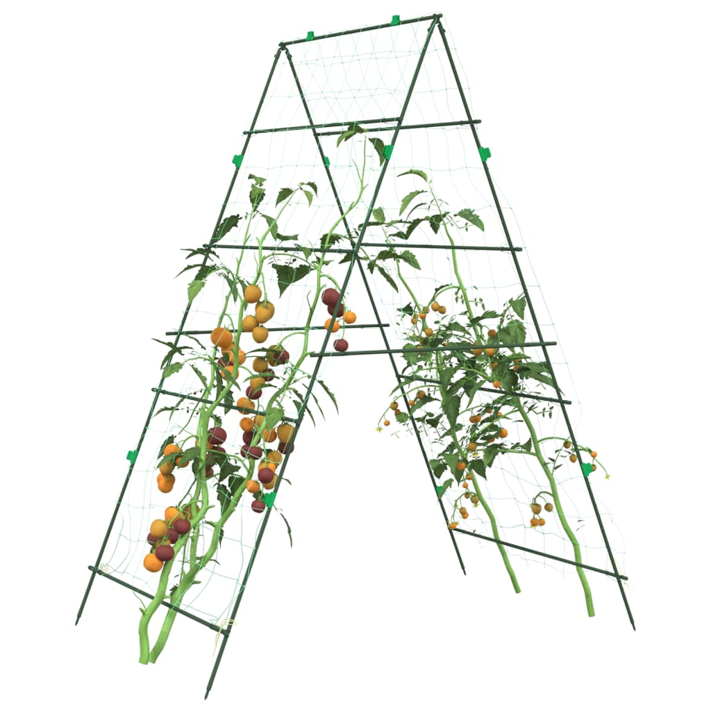 Pflanzennetz A-Rahmen 99x90x175,5 cm Stahl