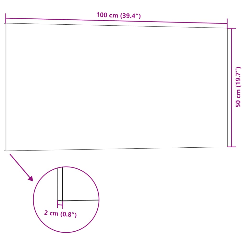 3D-Wandpaneele 10 Stk. Rot 100x50 cm EPS