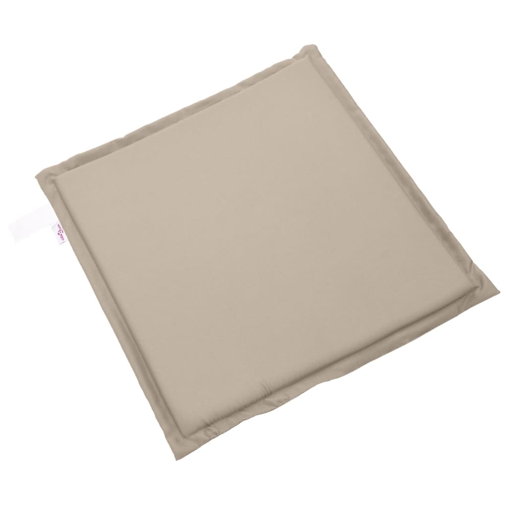 Garten-Sitzkissen 6 Stk. Taupe 45x45x2 cm Quadratisch