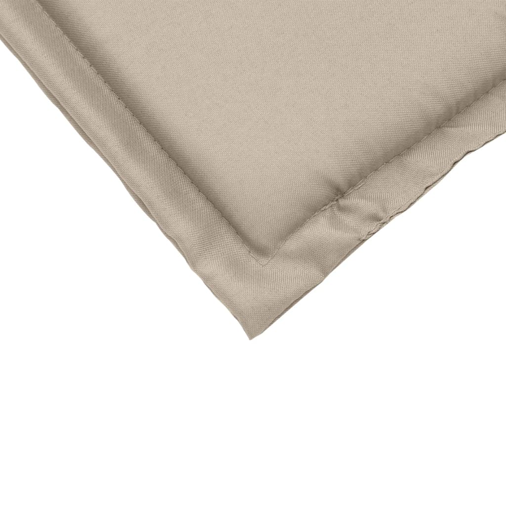 Garten-Sitzkissen 6 Stk. Taupe 45x45x2 cm Quadratisch