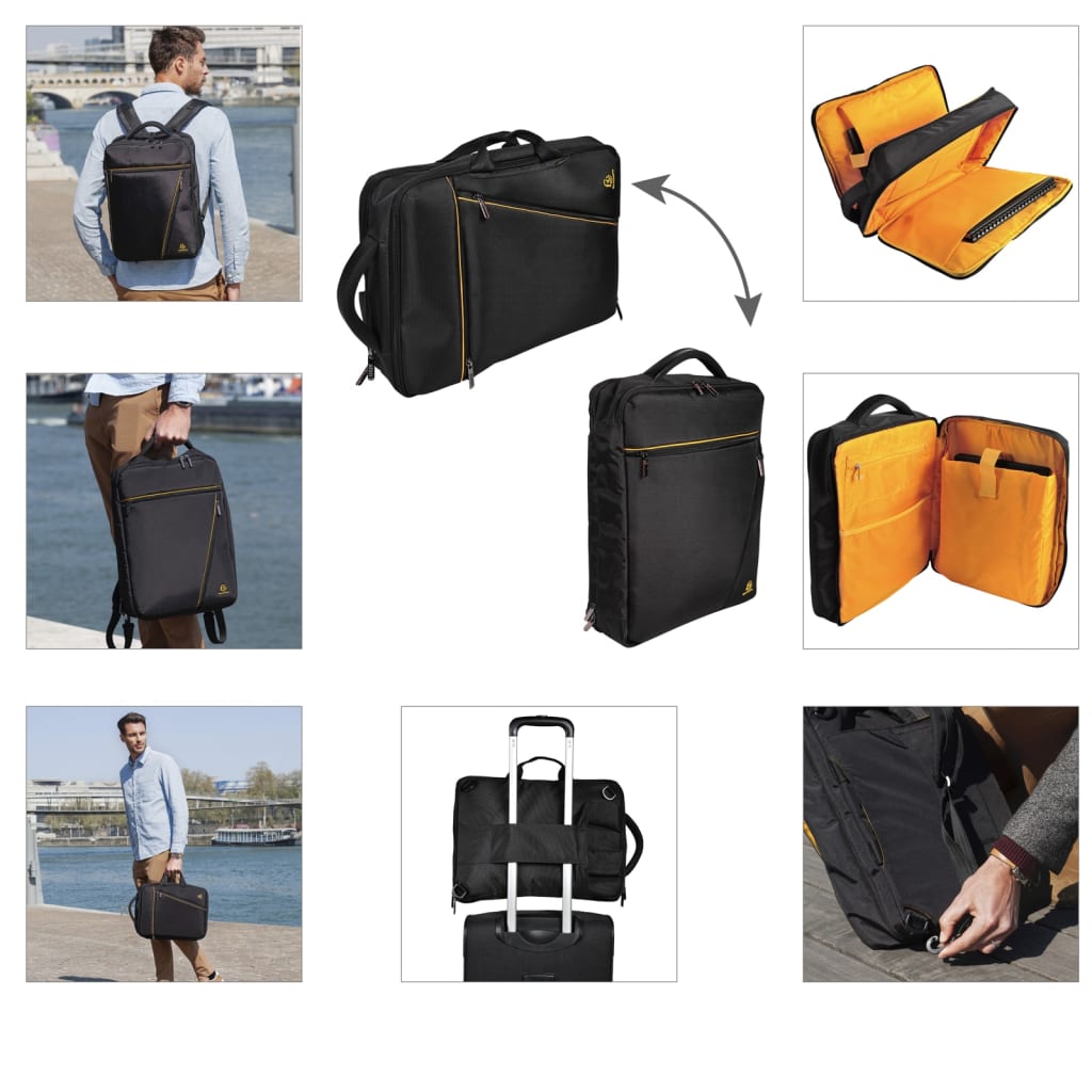 Exacompta laptop bag and backpack Dual Exactive