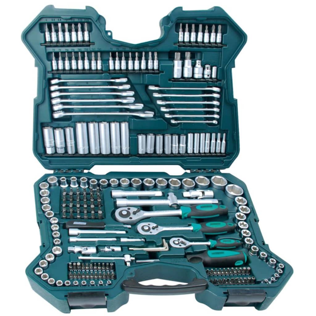 Brothers Mannesmann 215 pieces. Ratchet socket wrench set 98430
