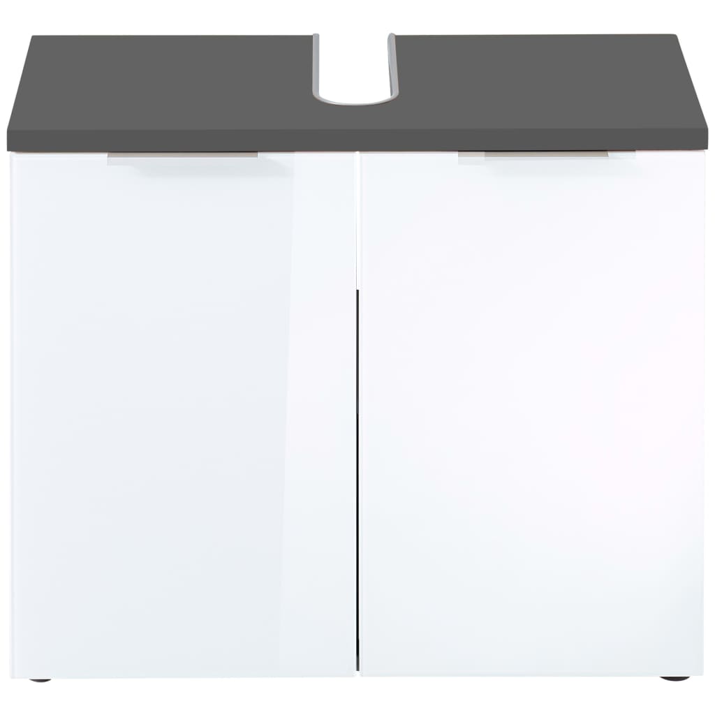Germania washbasin base cabinet GW-Pescara graphite gray white