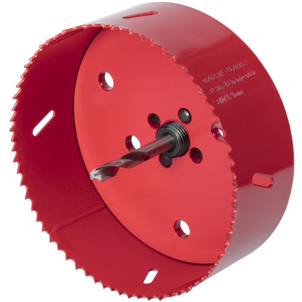 wolfcraft hole saw 152 mm bimetal red 5498000