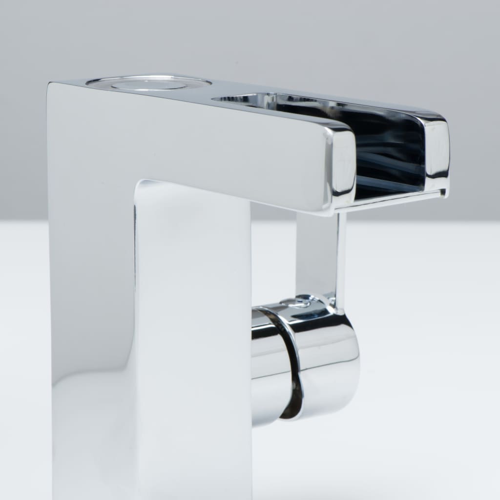 SCHÜTTE mixer tap with LED and waterfall spout ORINOCO chrome-plated