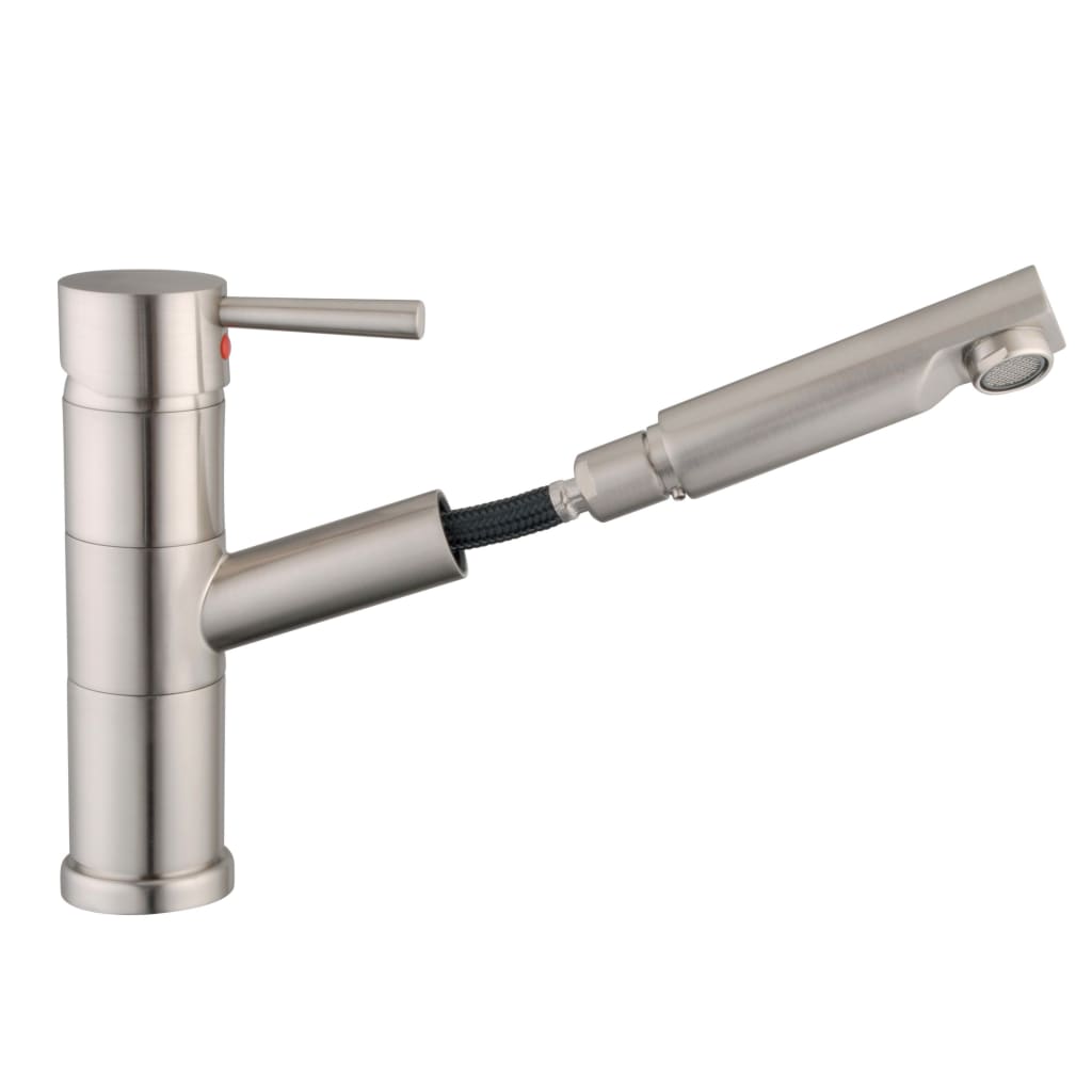 SCHÜTTE mixer tap for sink UNICORN stainless steel look