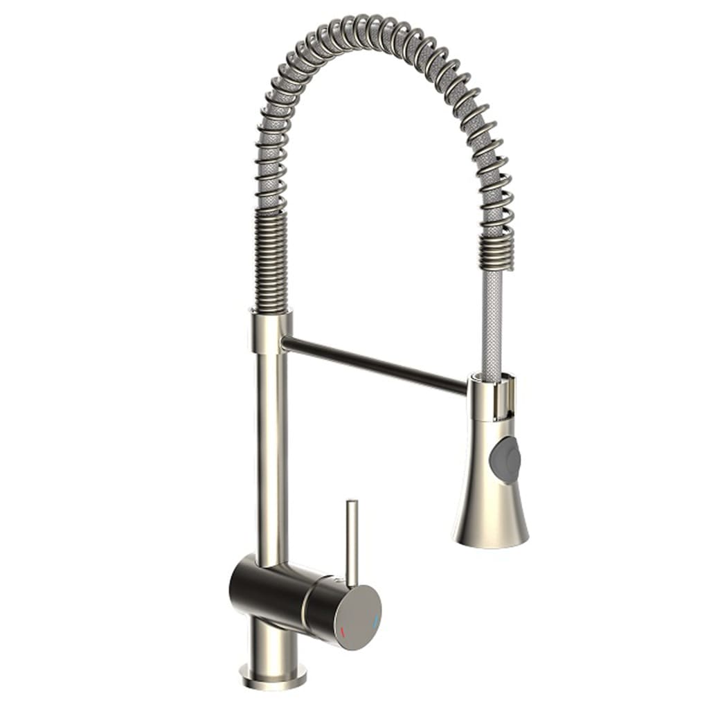 SCHÜTTE sink mixer CORNWALL spiral spring low pressure stainless steel
