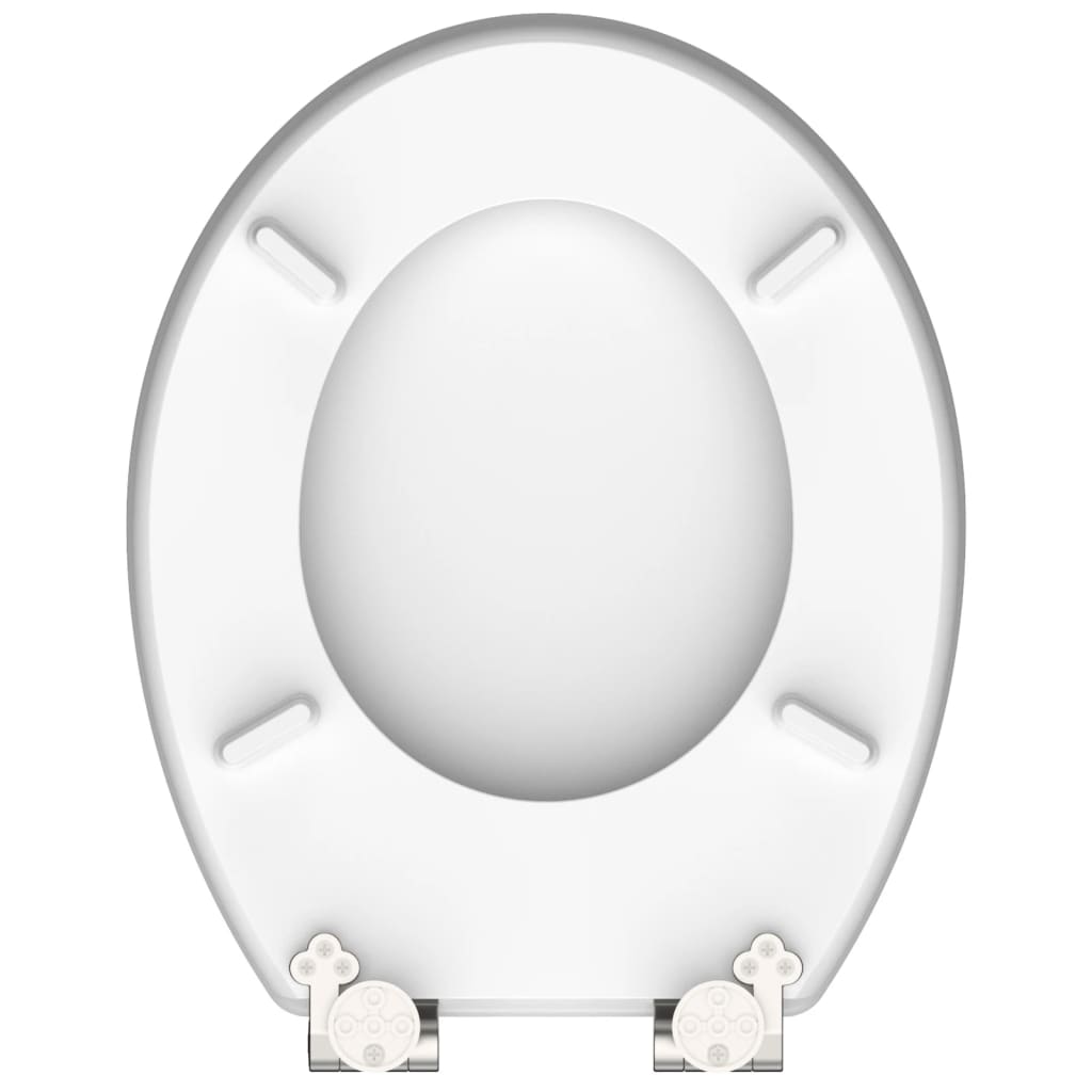 SCHÜTTE toilet seat with soft-close mechanism OASIS high-gloss MDF
