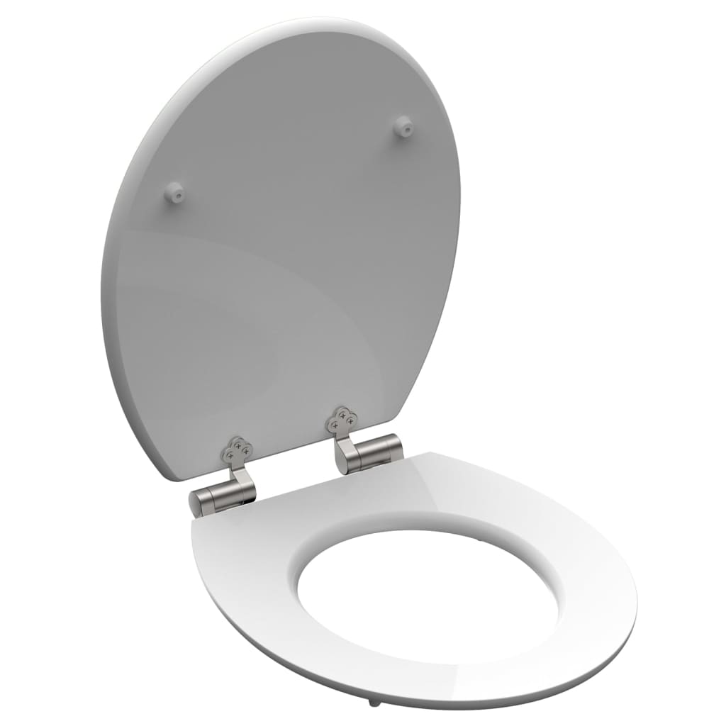 SCHÜTTE toilet seat with soft-close mechanism OASIS high-gloss MDF