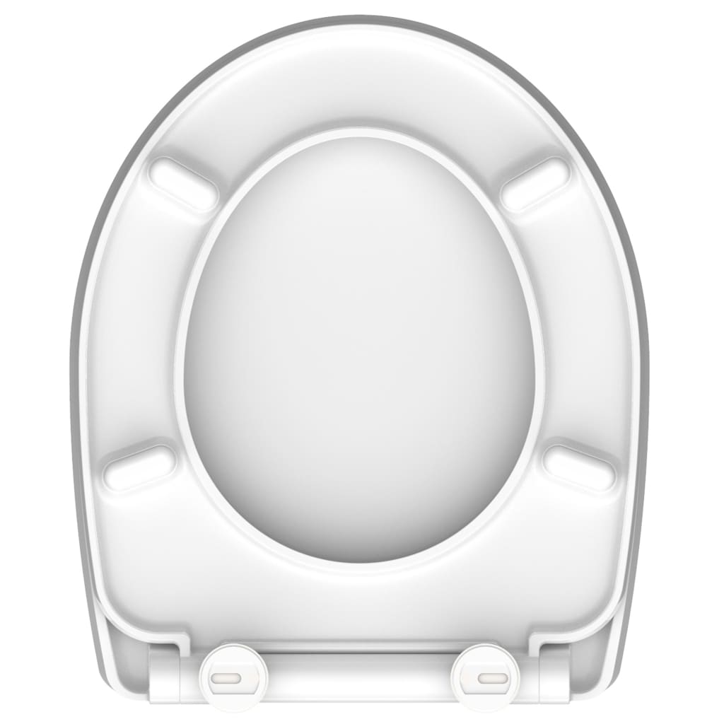 SCHÜTTE toilet seat CRAZY SKULL soft close Duroplast high gloss