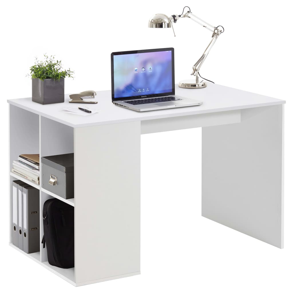 FMD desk with shelf 117×73×75 cm white
