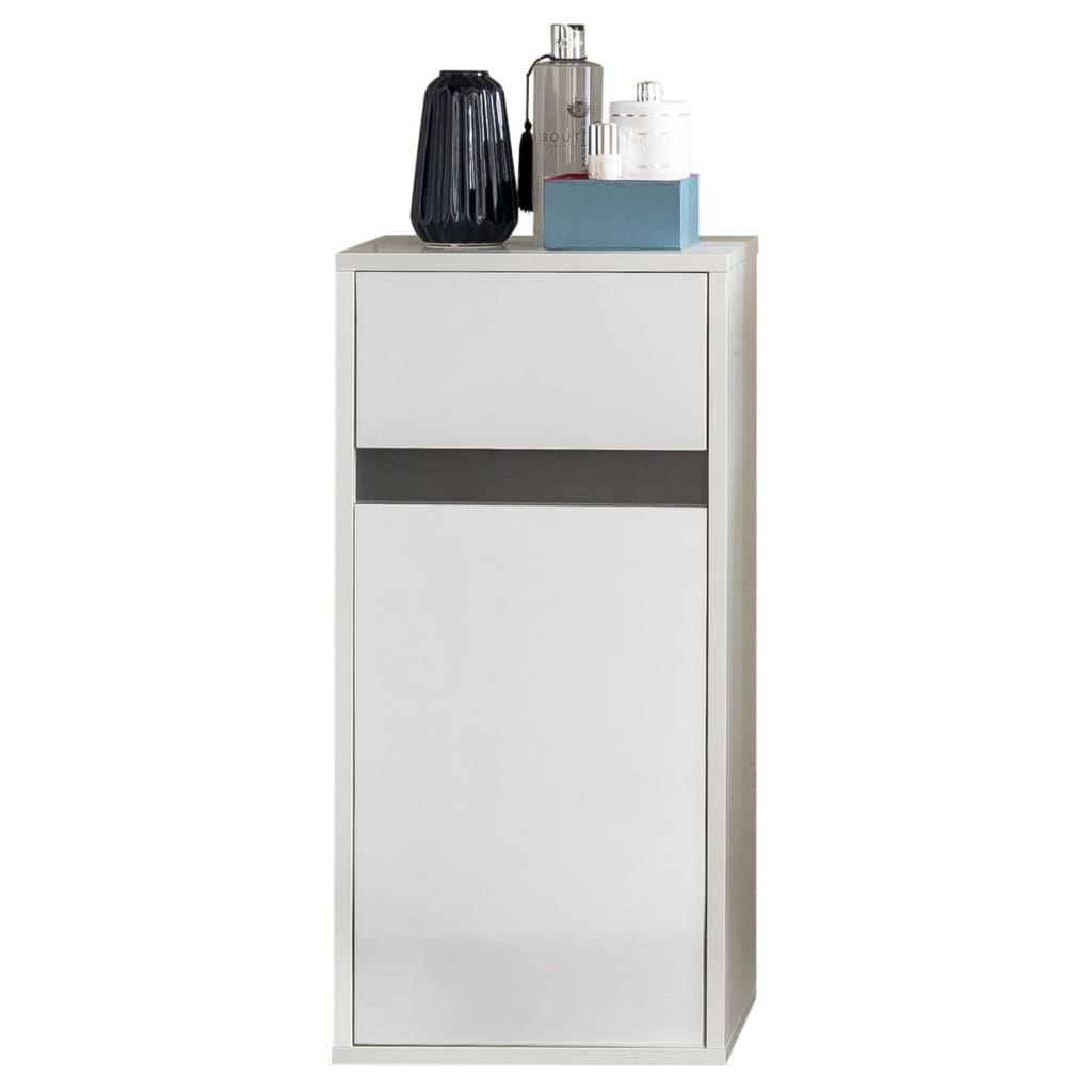 Trendteam wall cabinet with drawer Sol white