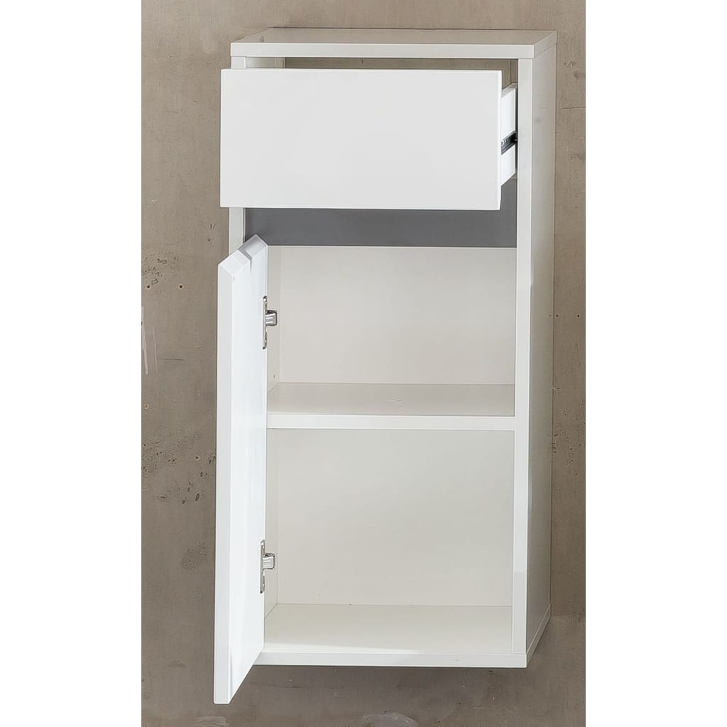 Trendteam wall cabinet with drawer Sol white