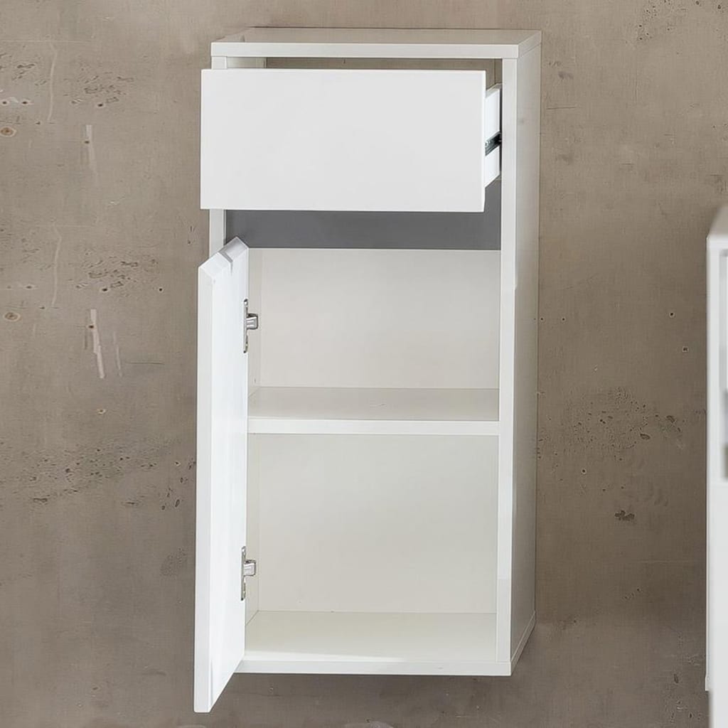 Trendteam wall cabinet with drawer Sol white