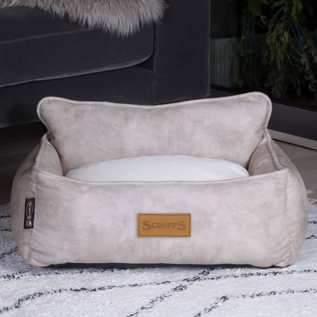 Scruffs &amp; Tramps Kensington dog bed size L 90x70 cm cream
