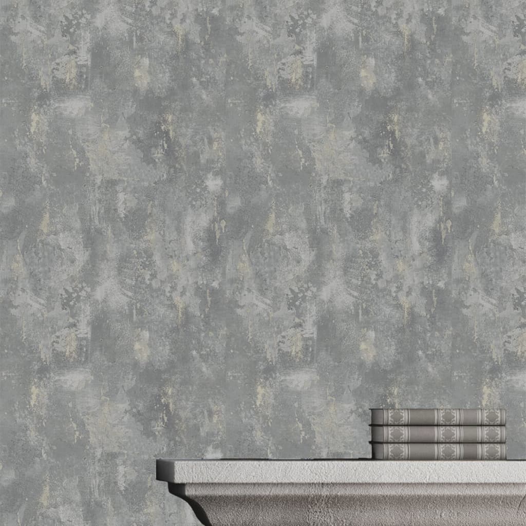 DUTCH WALLCOVERINGS wallpaper concrete look gray TP1008
