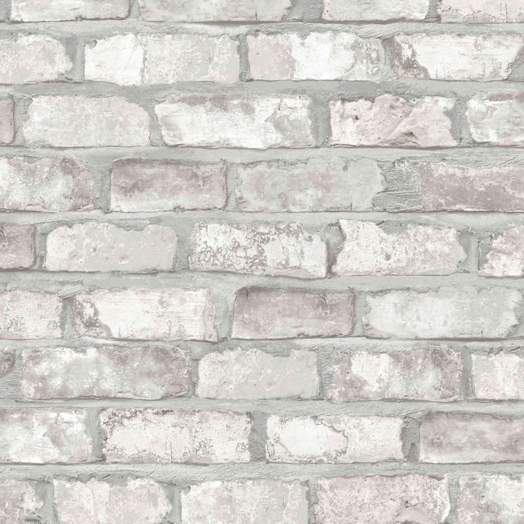 DUTCH WALLCOVERINGS wallpaper brick look white EW3104