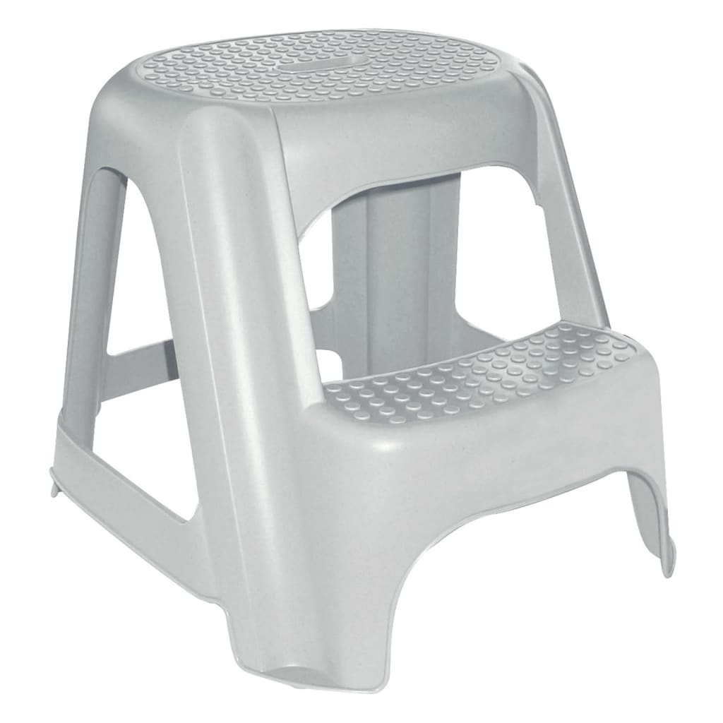 Curver step stool 2-step gray