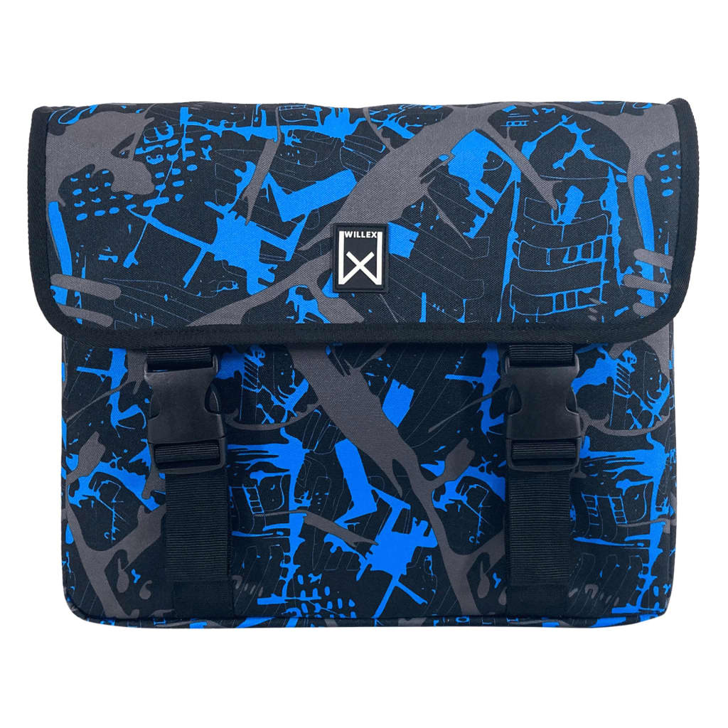 Willex bicycle bags Ice 34 L blue and black