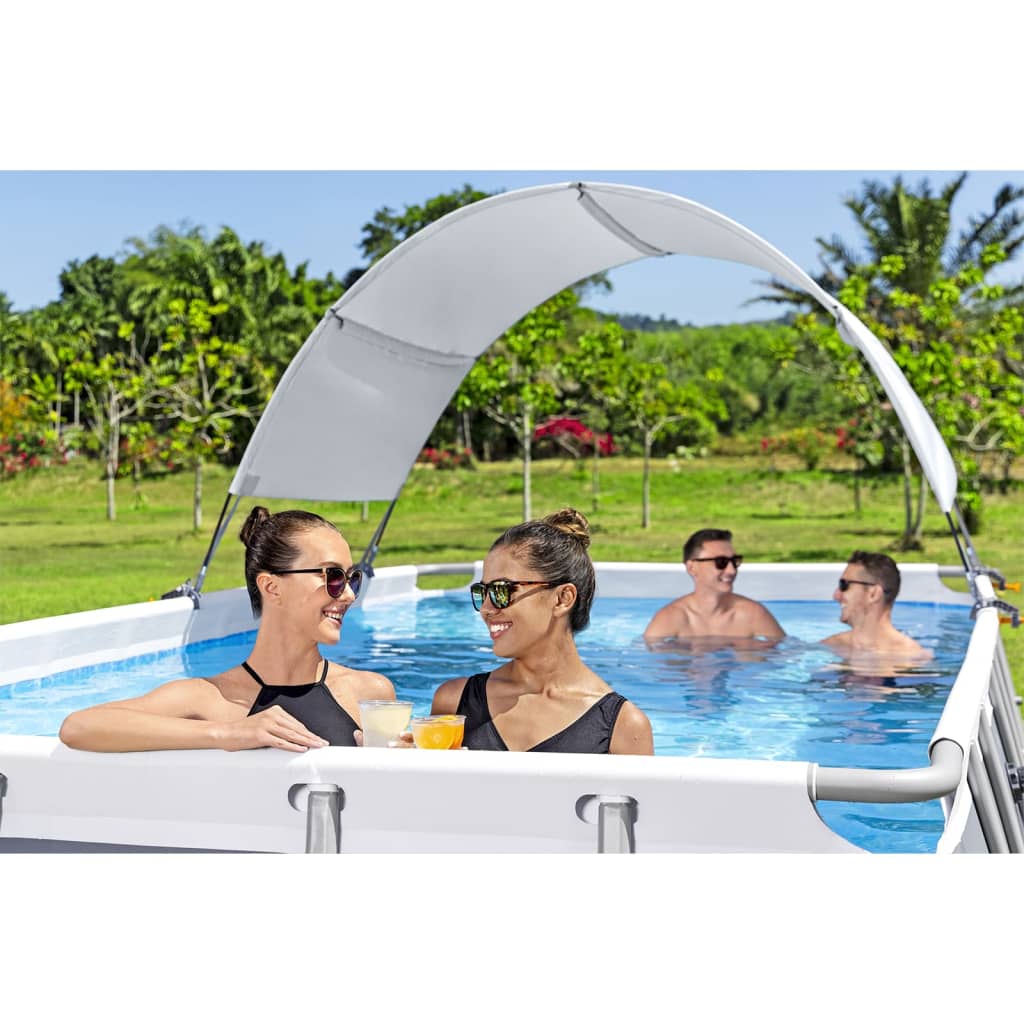 Bestway sun canopy for above ground pools white