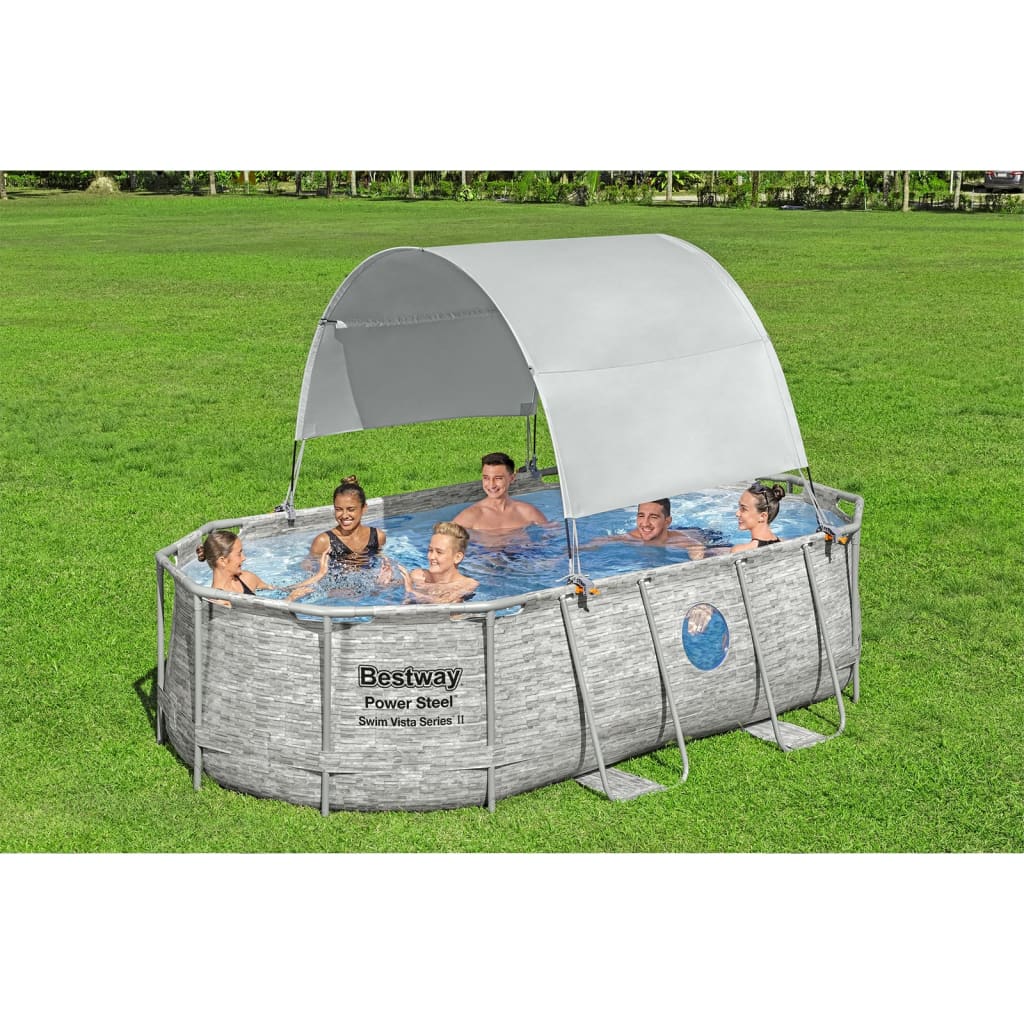 Bestway sun canopy for above ground pools white