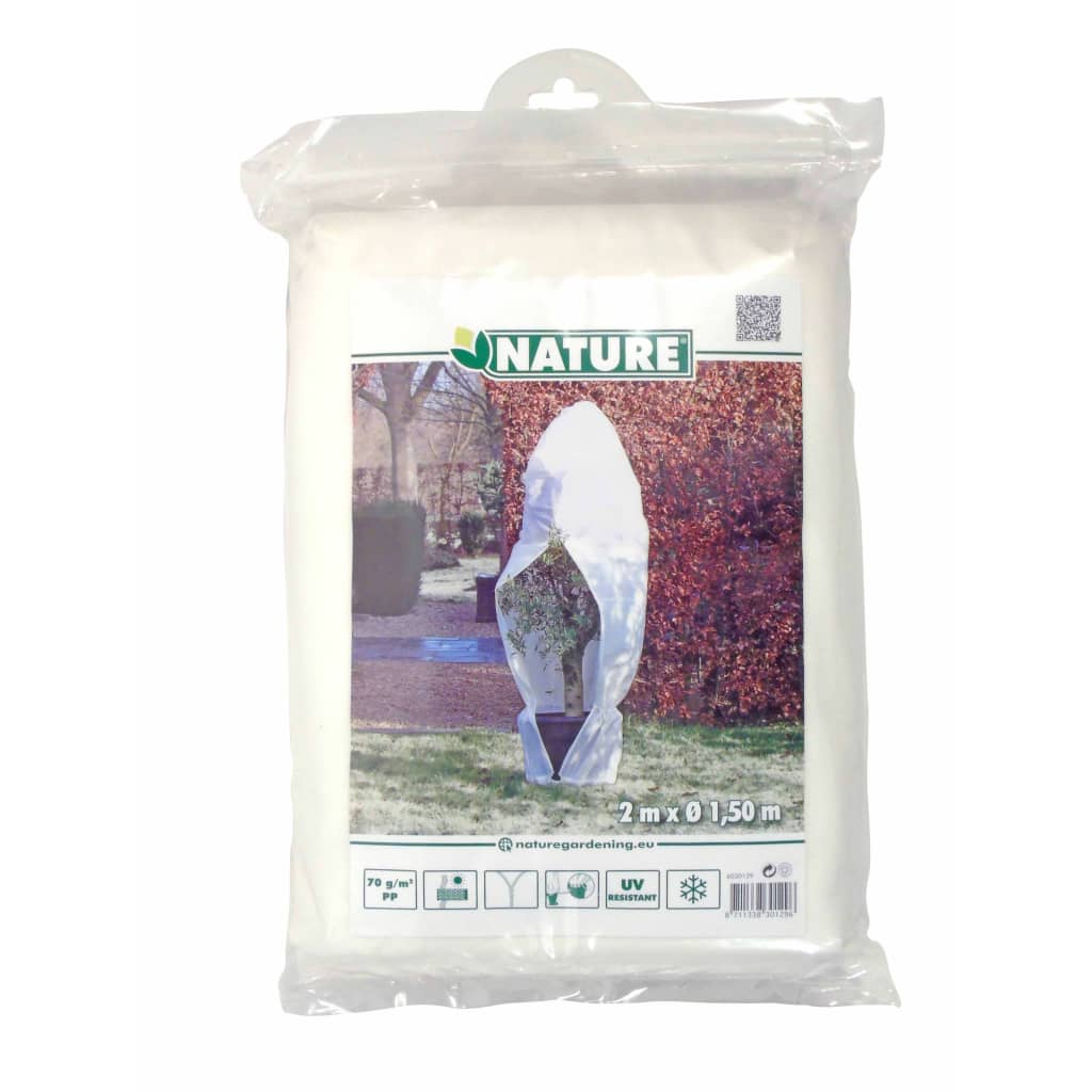 Nature winter fleece with zipper white 70 g/m² 1.5×1.5×2 m