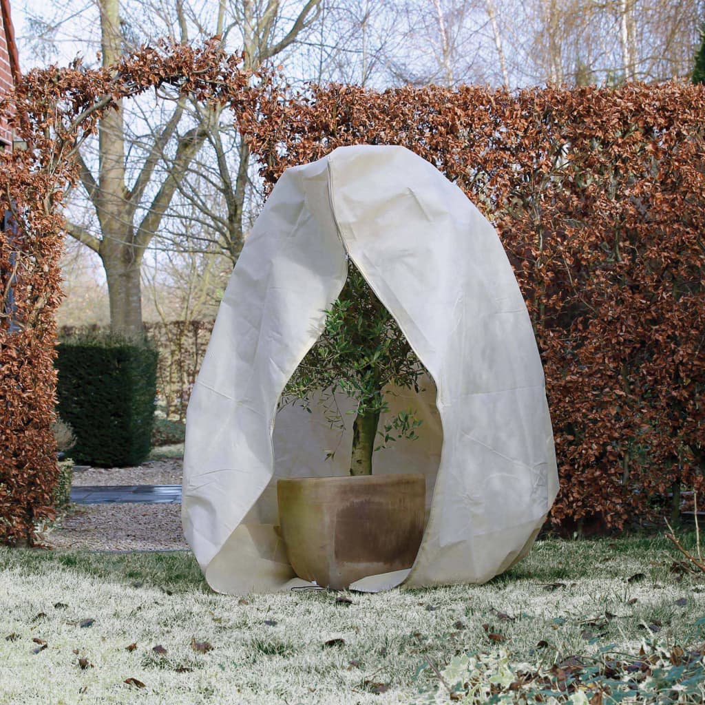 Nature winter fleece with zipper 70 g/m² beige 3×2.5×2.5 m