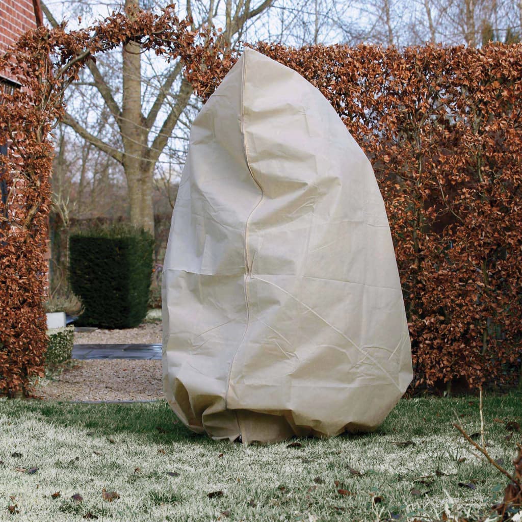Nature winter fleece with zipper 70 g/m² beige 3×2.5×2.5 m