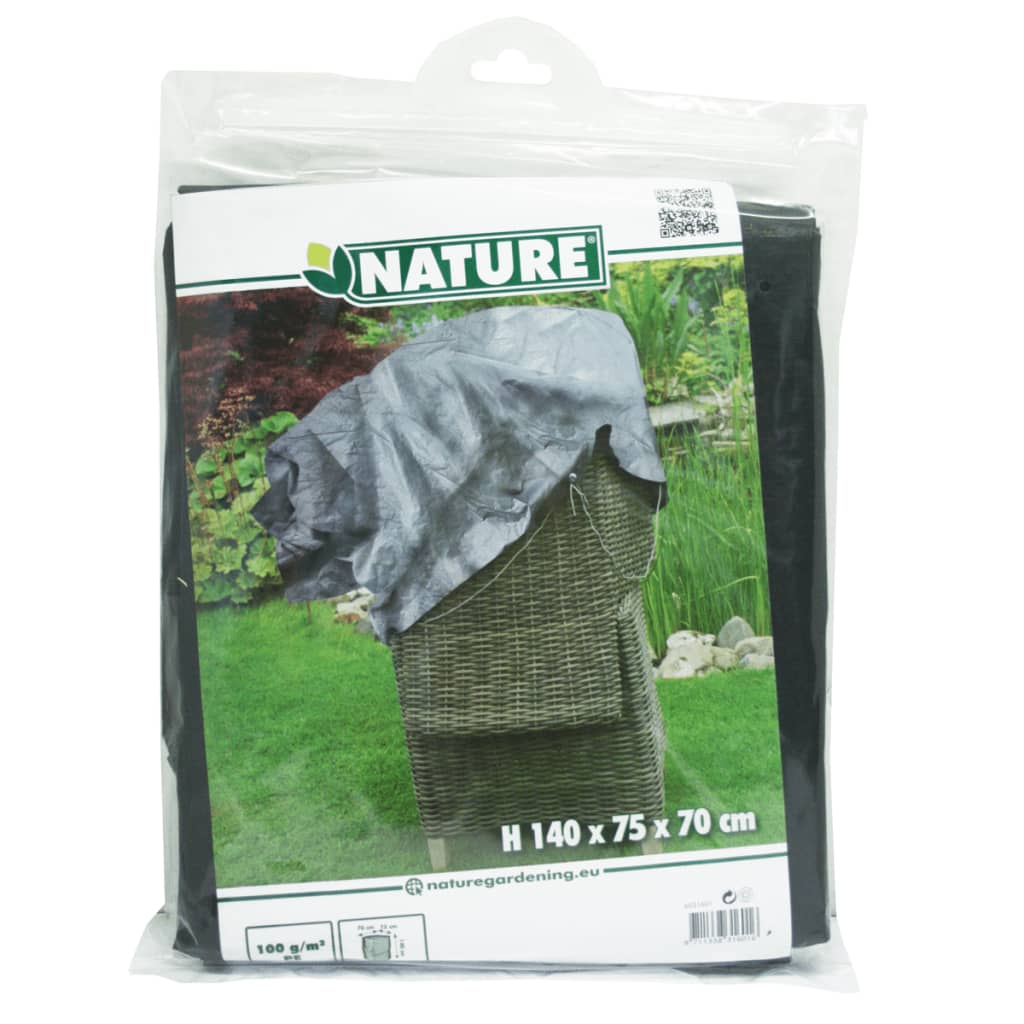 Nature garden furniture cover for two stacking chairs 140x75x70 cm