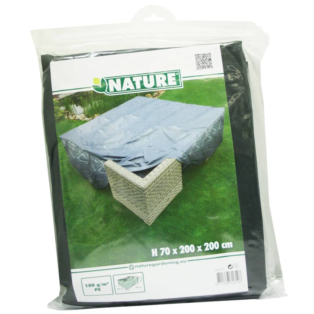 Nature garden furniture cover for low table chairs 200x200x70 cm