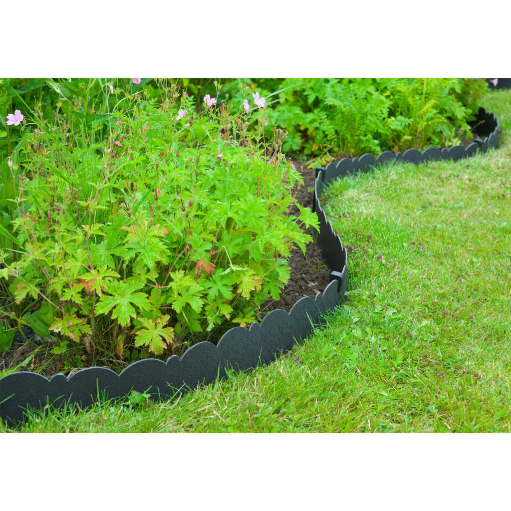 Nature Decorative Lawn Edging 0.13x12 m 3 mm Black