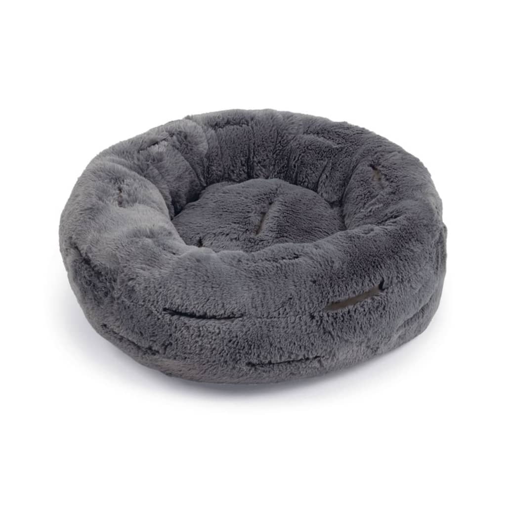 Designed by Lotte Reclining Basket for Dogs Xanto Round 50x20 cm Gray
