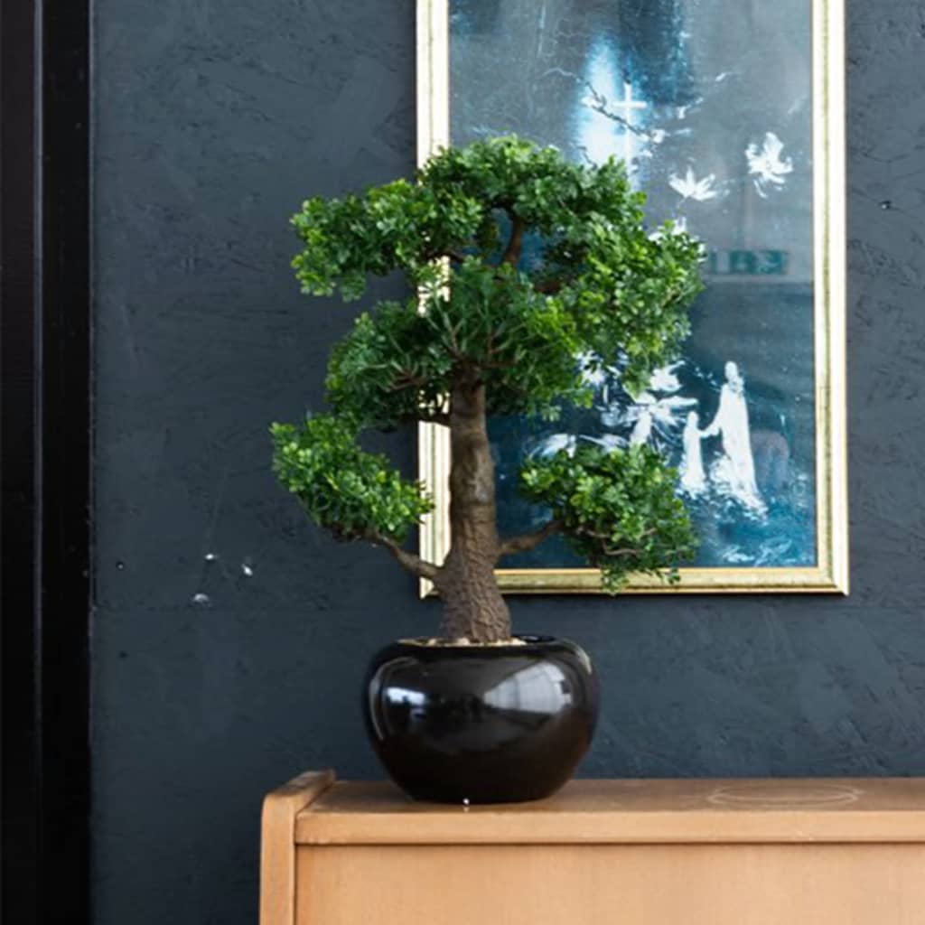 Emerald Kunstpflanze Bonsai Ficus Grün 47 cm 420006