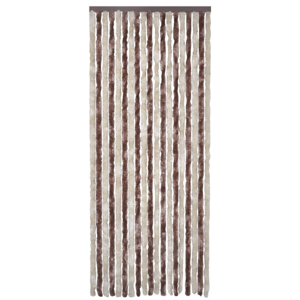 Insect protection curtain beige and light brown 90x220 cm chenille