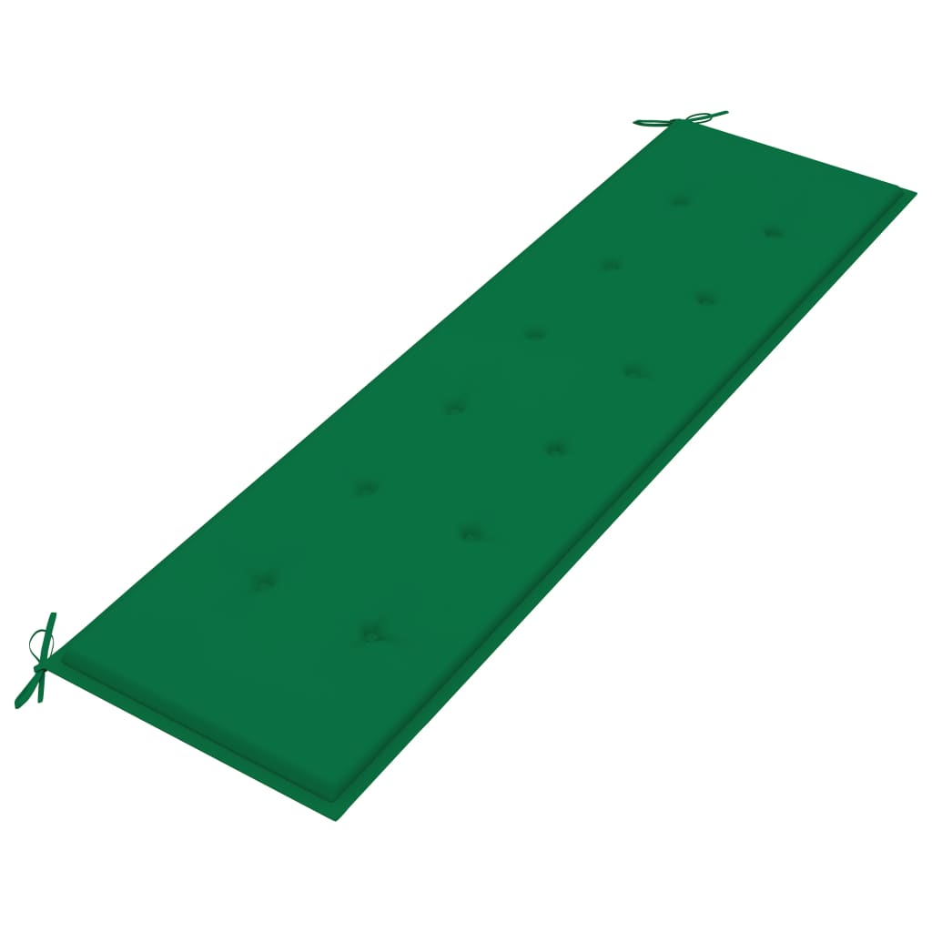 Gartenbank-Auflage Grün 180x50x3 cm