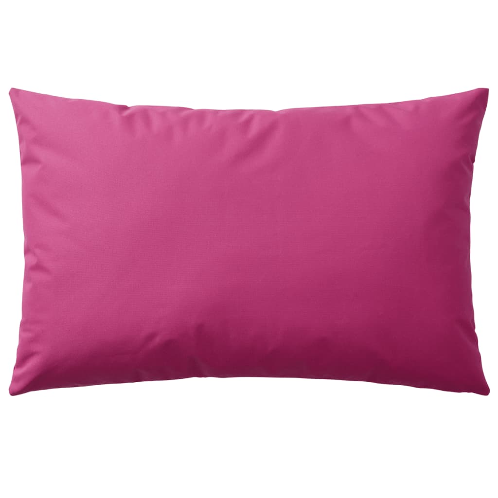 Garden cushions 4 pieces 60 x 40 cm pink