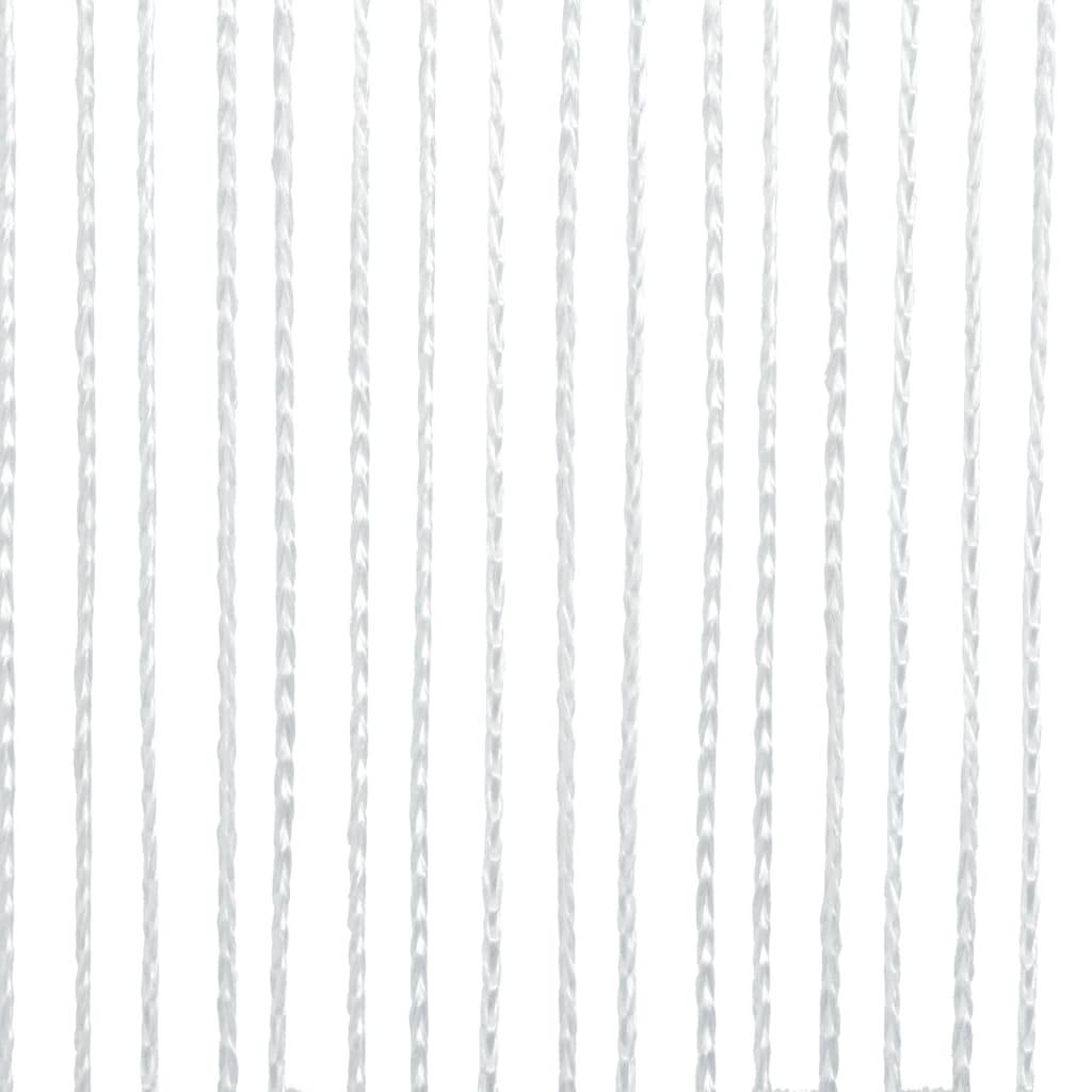 Thread curtains 2 pieces 140 x 250 cm white