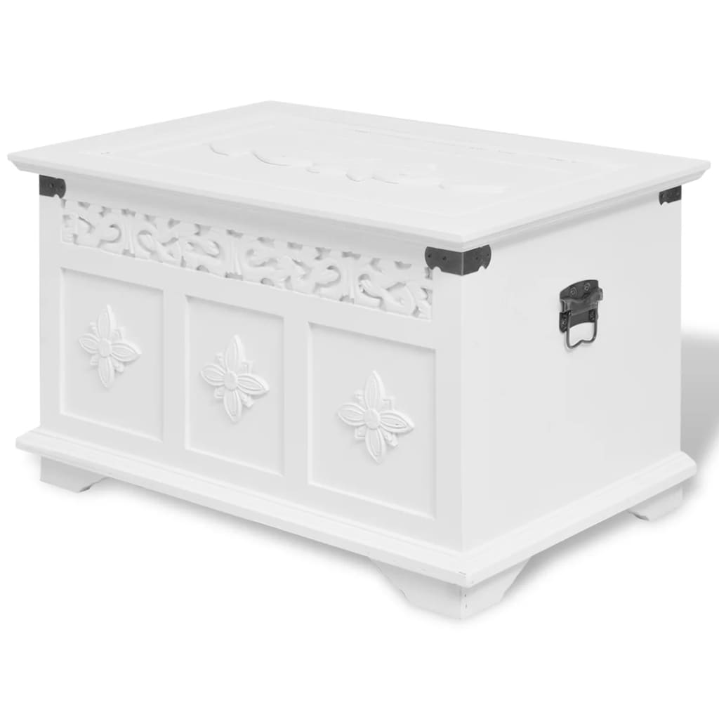 Storage chest 2 pieces white