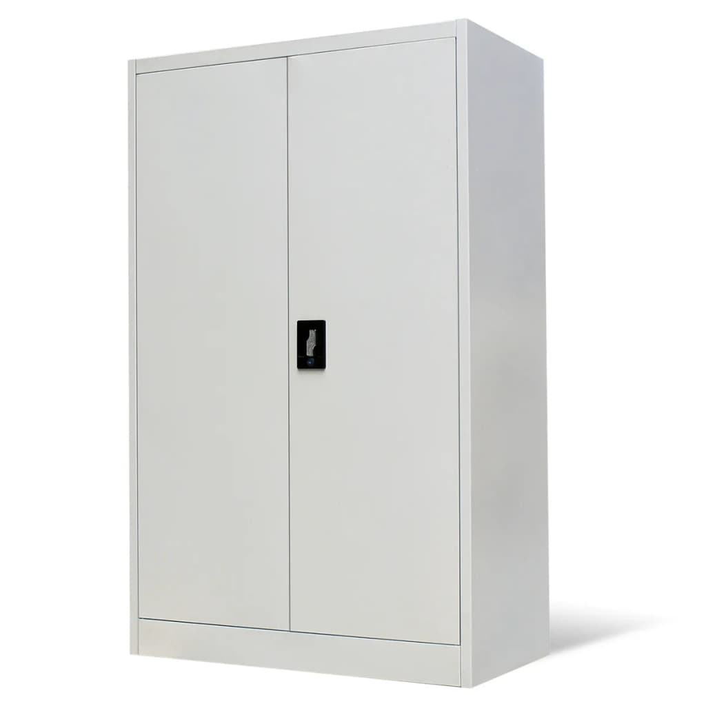 Filing cabinet 90×40×140 cm steel gray