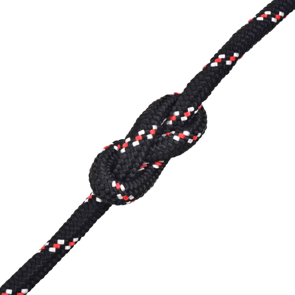 Boat rope polypropylene 8 mm 100 m black