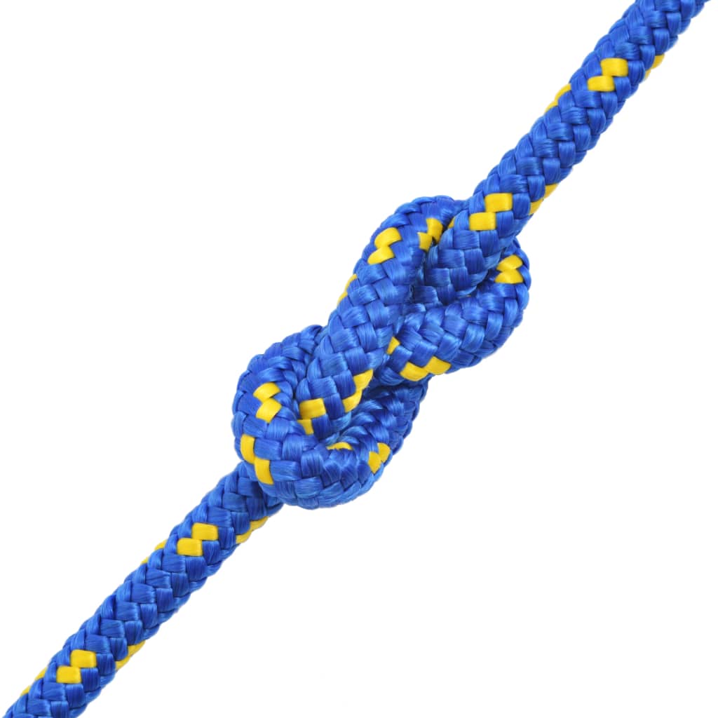 Boat rope polypropylene 10 mm 50 m blue