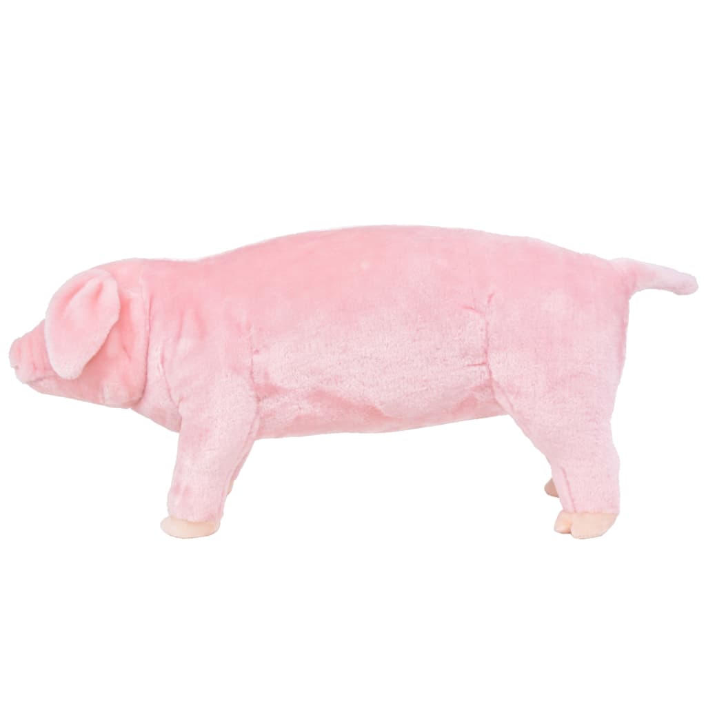 Plush toy pig standing plush pink XXL
