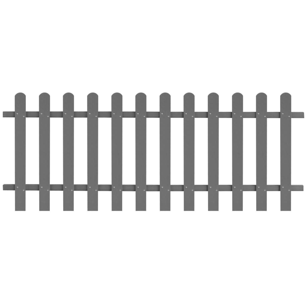 Picket fence WPC 200 x 80 cm
